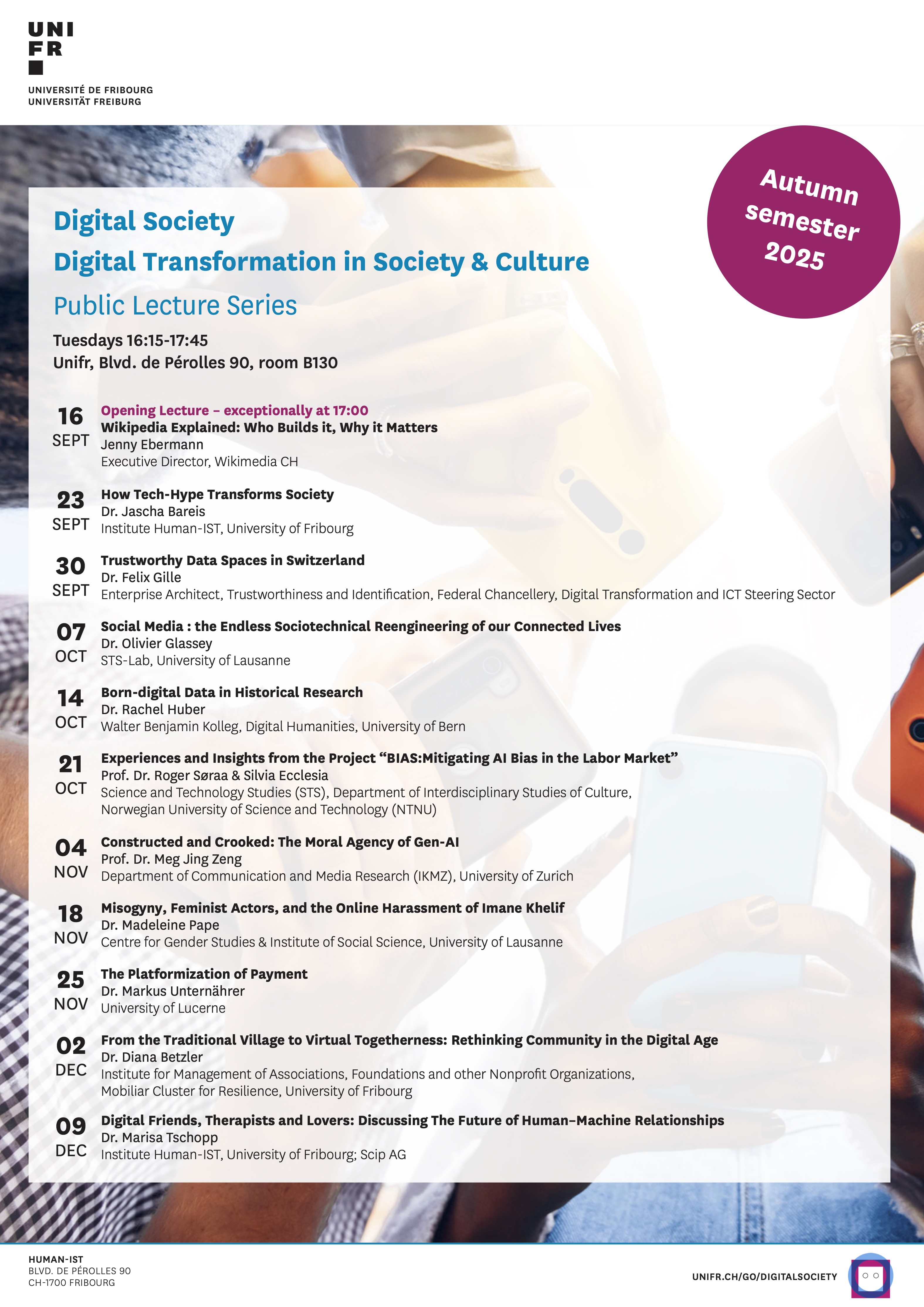 Public lecture series